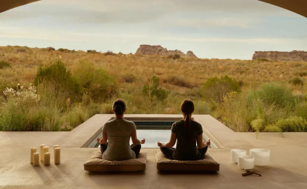 Amangiri Camp Sarika in-room meditation